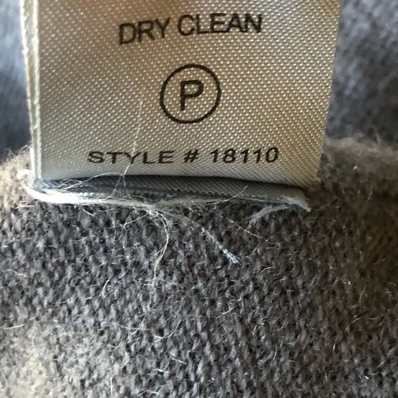 360 Cashmere Open Drape Gray Cardigan Small - Picture 6 of 10